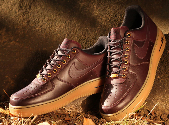 leather air force ones